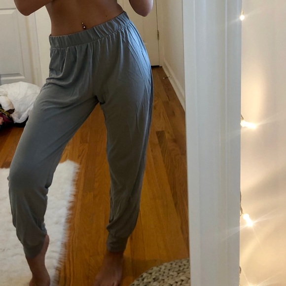 lazy sundays Pants - cute gray lazy pants